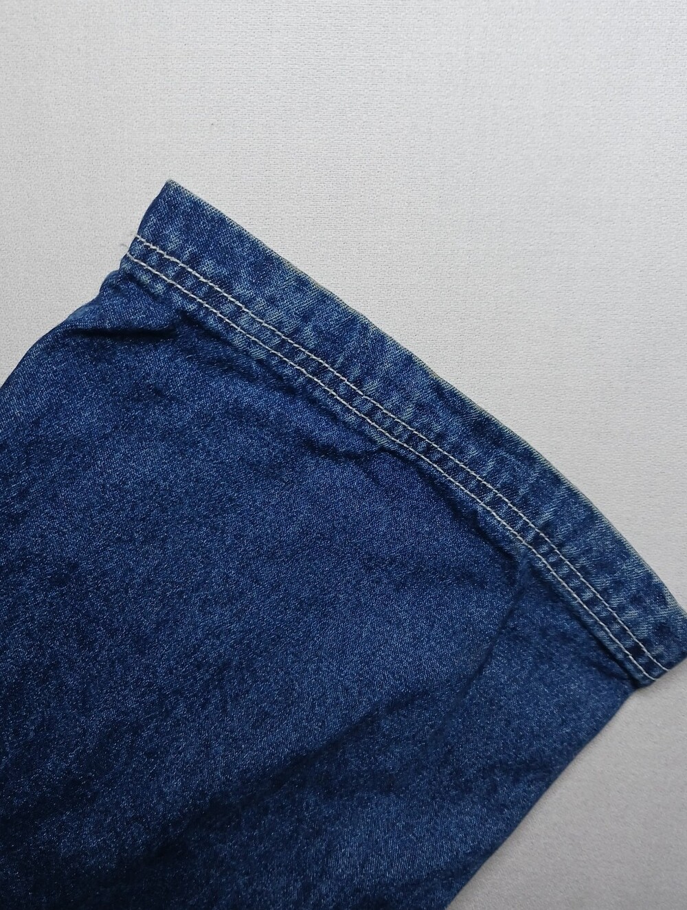 Vintage Revolt Clothing Womens Denim Bib Overalls 18 Dark Blue 40X32 Carpenter - Picture 6 of 11